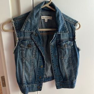 Denim Sleeveless Vest